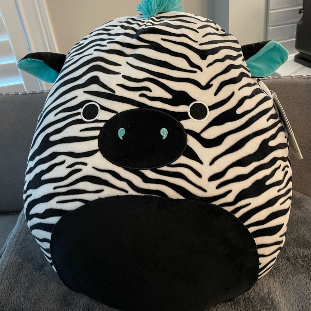 Zeke 16” zebra squishmallow